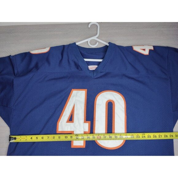 Vintage Gale Sayers Jersey Chicago Bears Mitchell & Ness 1965 Navy Sz 54 XXL - Picture 6 of 11